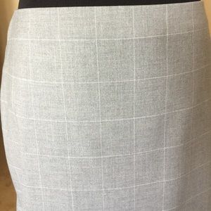 Banana Republic Window Pane Suiting Skirt