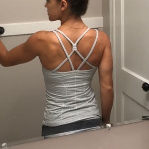 Athleta Empowerment Tank in Heather Gray