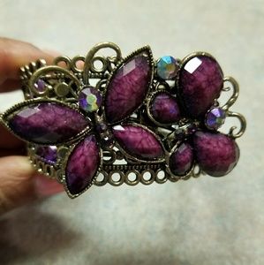 Butterfly cuff bracelet