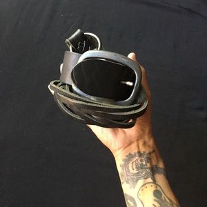 All Saints Woven Leather Belt