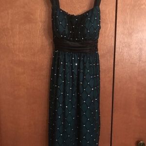 Black/Blue Homecoming Dress