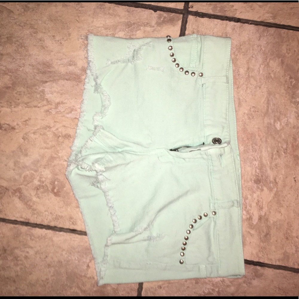Rue 21 mint color shorts