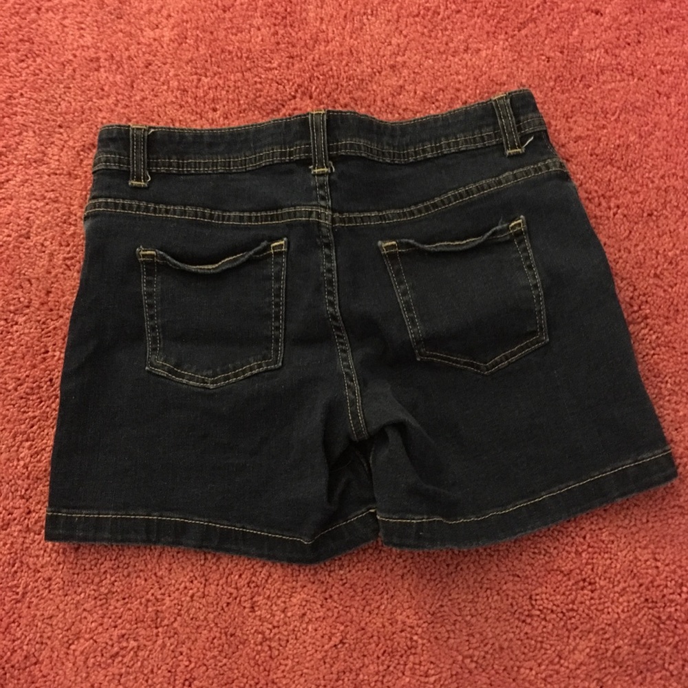 Dark Jean Shorts