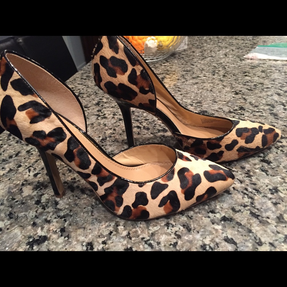 Dyed Calf-hair, Cheetah Print, BCBG STILETTOS!!