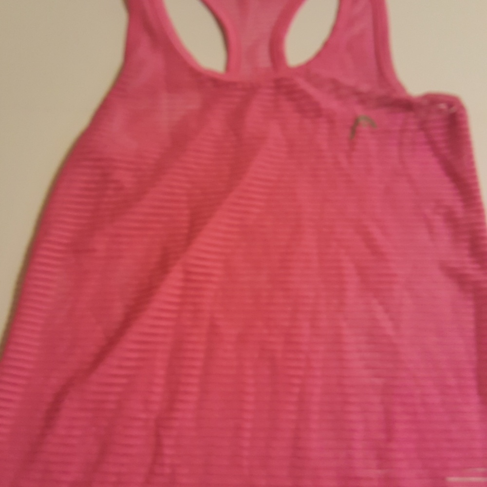Pink thin work out gear