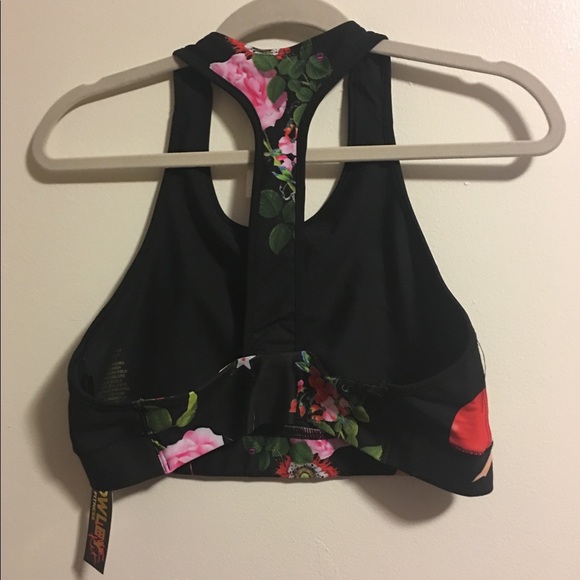 Rowley Fitness Balloon Print Halter Bra - Picture 5 of 5