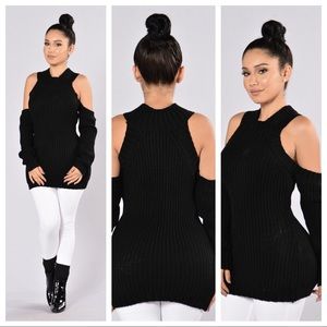 Don't Mock It Til You Try It Sweater - Black