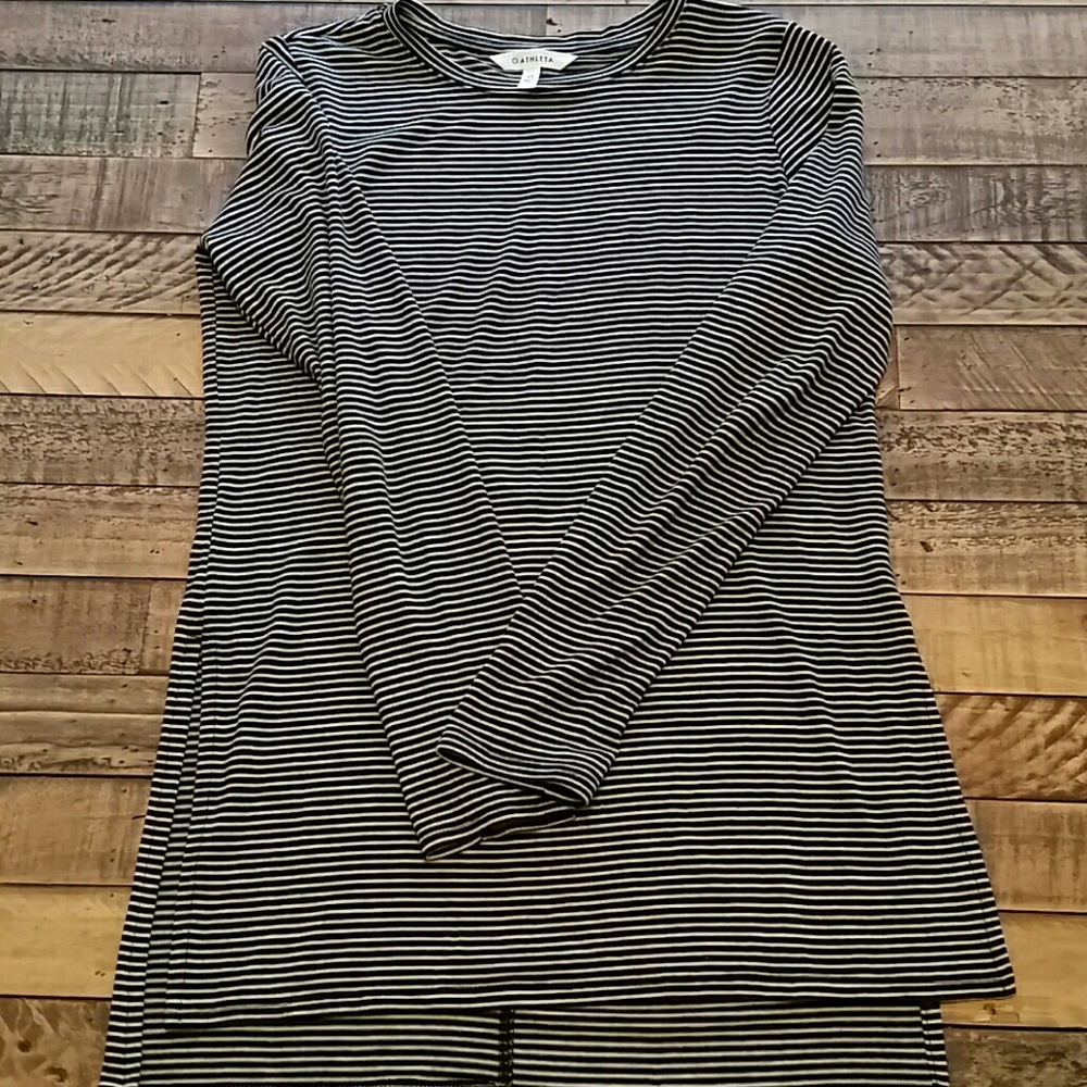Athleta Striped Long sleeve