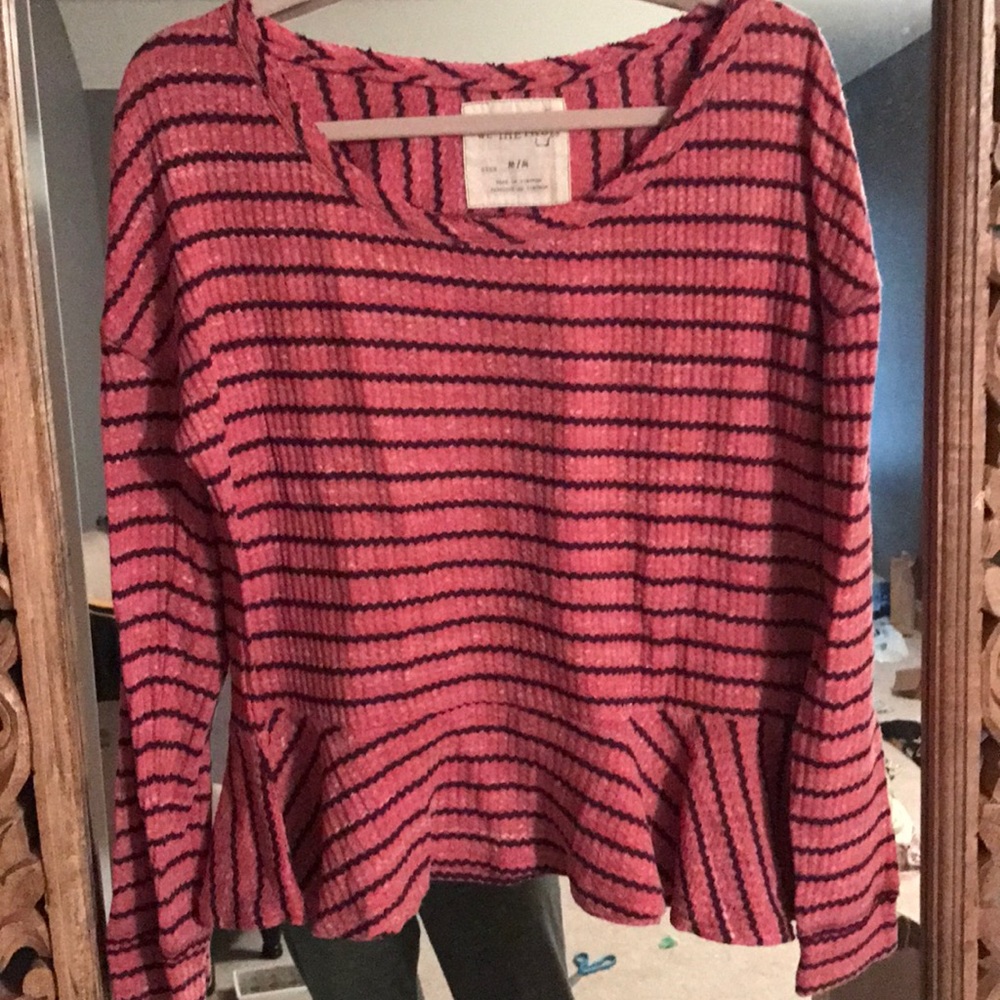 FREE PEOPLE WAFFLE SHIRT