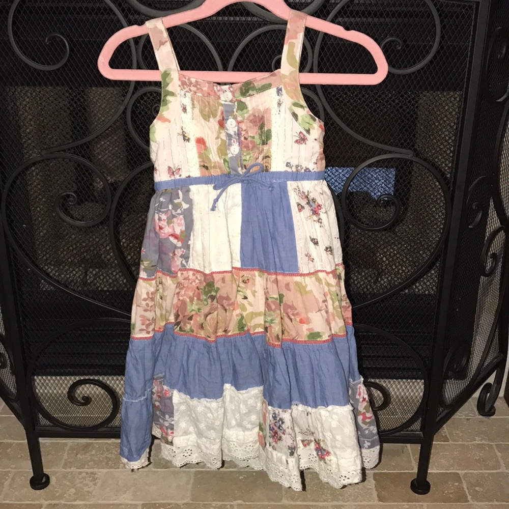 Curry couture vintage inspired patchwork dress