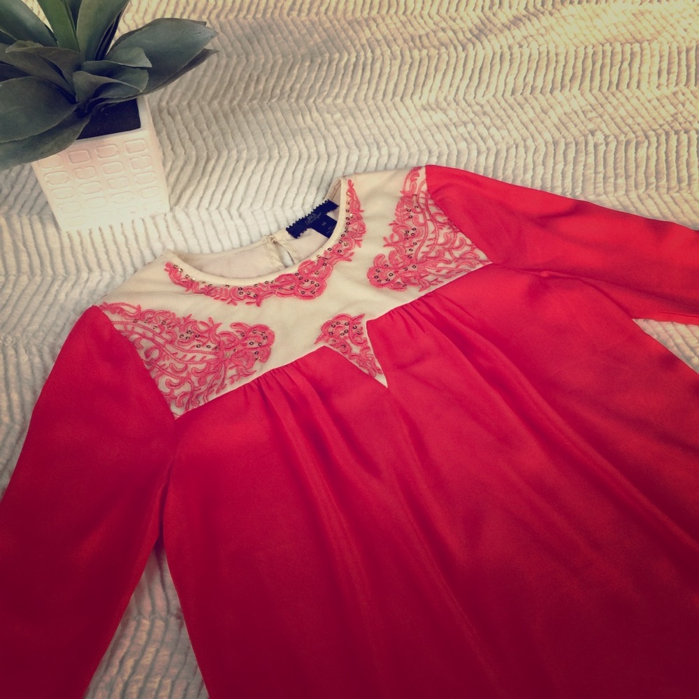 BKE Boutique Patterned Blouse