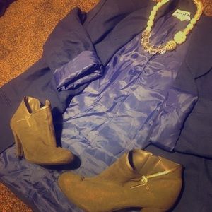 Women Blue blazer jacket