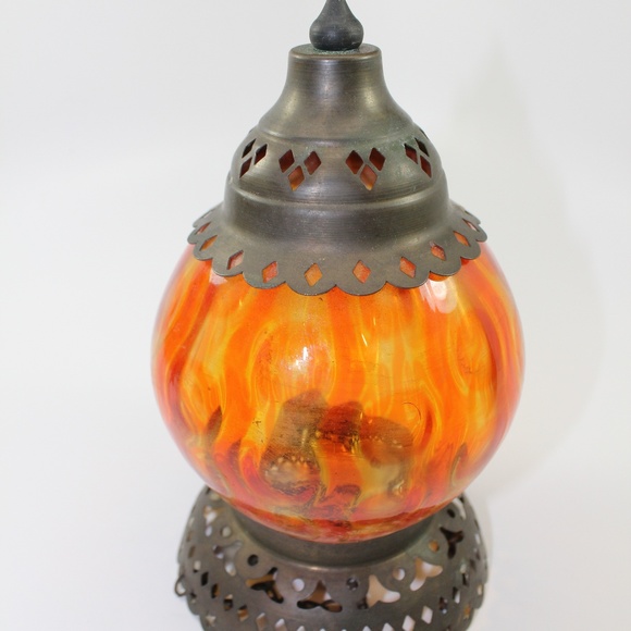 HANDMADE TURKISH MOROCCAN HANGING CANDLE HOLDER - Picture 5 of 8