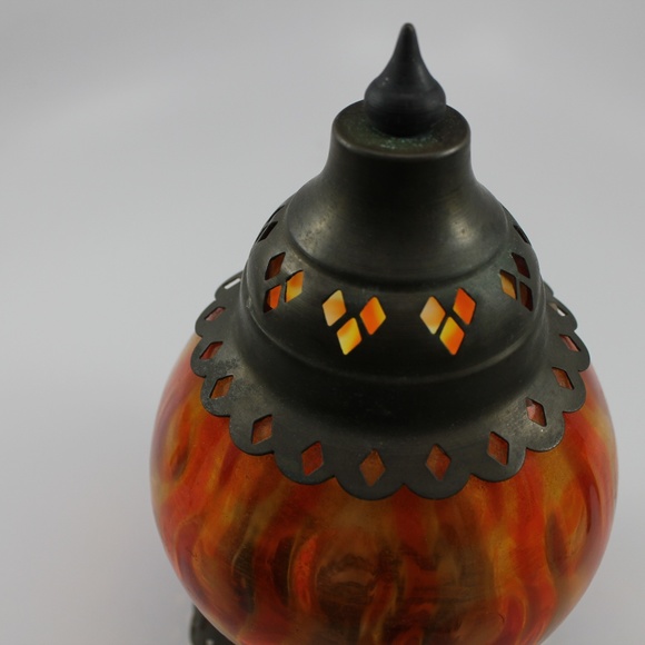 HANDMADE TURKISH MOROCCAN HANGING CANDLE HOLDER - Picture 6 of 8