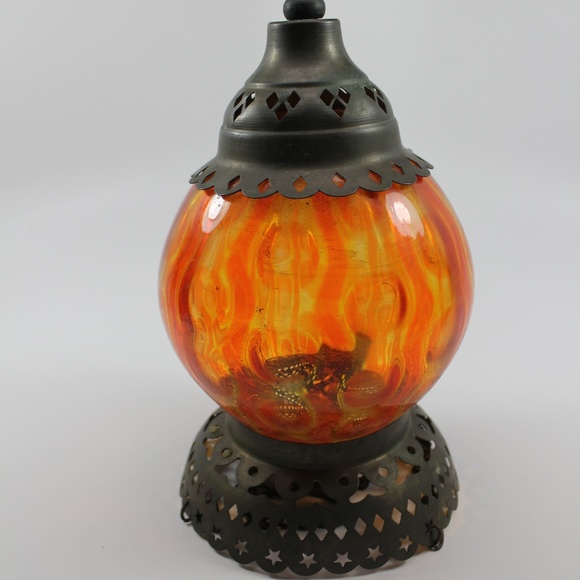 HANDMADE TURKISH MOROCCAN HANGING CANDLE HOLDER - Picture 4 of 8