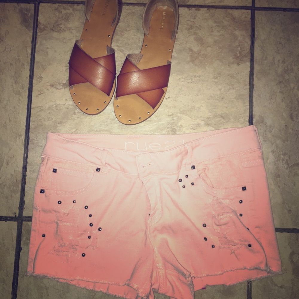 Pink shorts