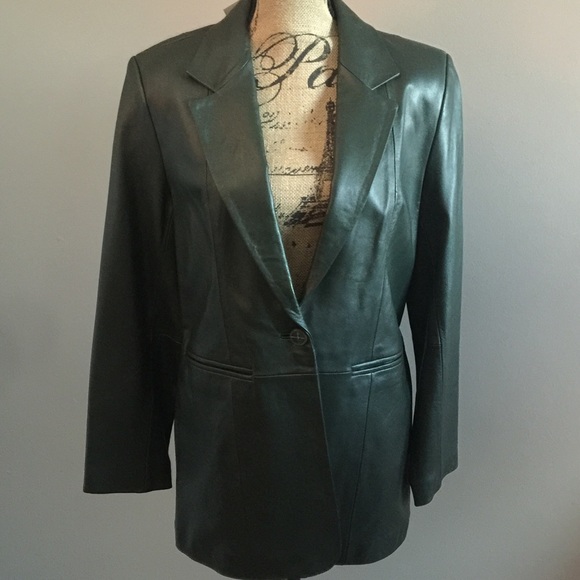 Denim&Co Jackets & Blazers - Denim & Co.  Genuine lambs leather NEW