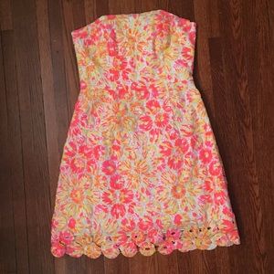 Lilly Pulitzer strapless dress