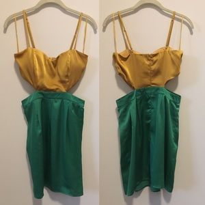 Green + Yellow Stunning Dress 😻