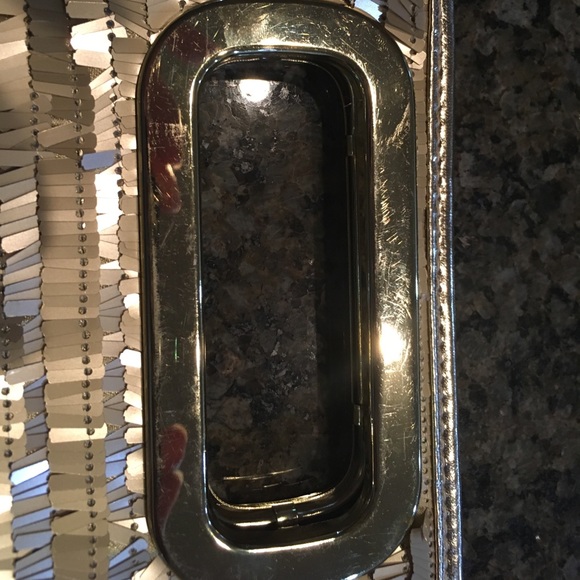 GOLD "Fringed" Evening Bag EUC - Picture 5 of 8