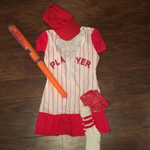 Sexy baseball Halloween costume
