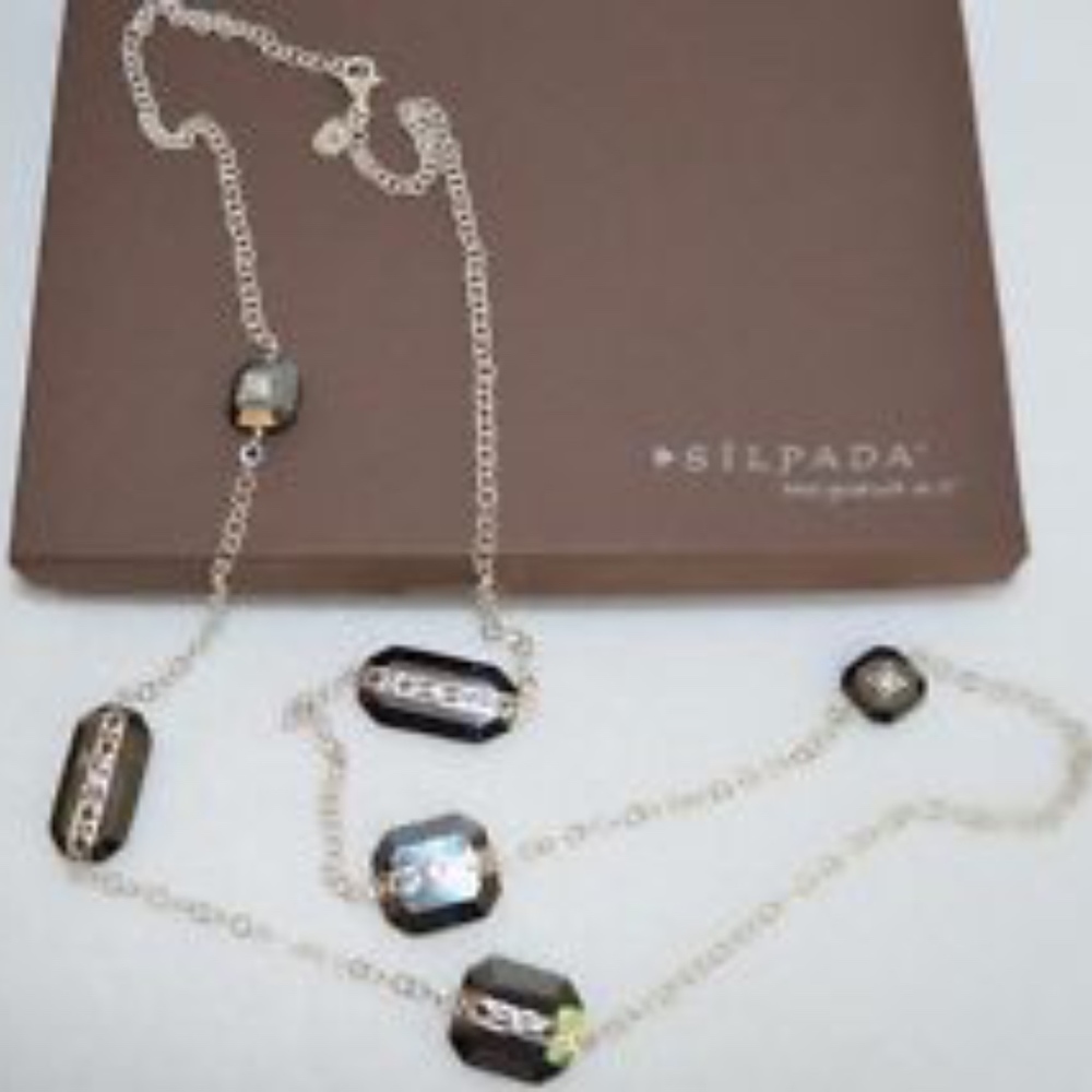 SILPADA Hematite  "Vision" Necklace