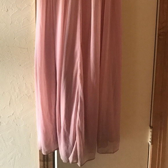 David's Bridal Bridesmaid Dress Ballet Pink - Picture 3 of 3
