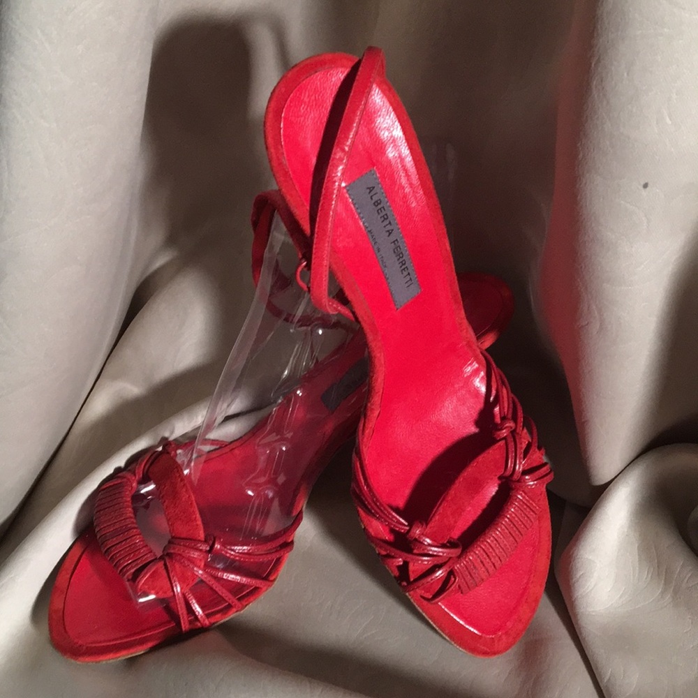 Alberta Ferretti 3 inch heels Sz 40