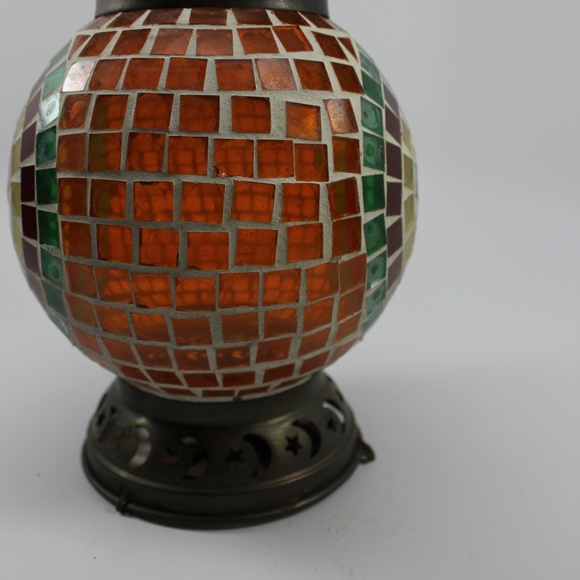 HANDMADE TURKISH MOROCCAN STYLE SINGLE HANGING CAN - Picture 3 of 8