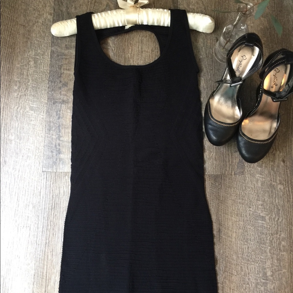 ✨Black Bodycon Mini Dress✨
