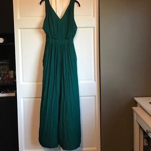 Green Anthropologie Jumpsuit