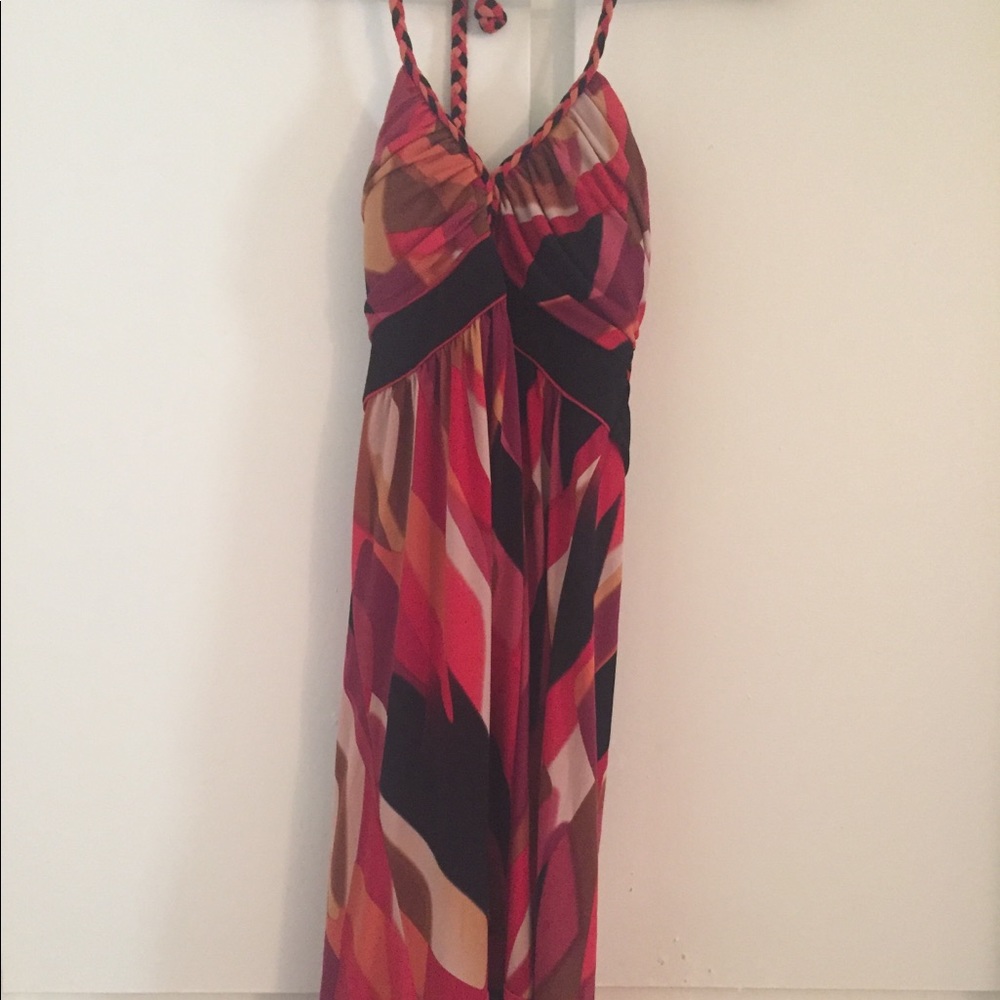 Colorful, Fun & Sexy Halter Dress
