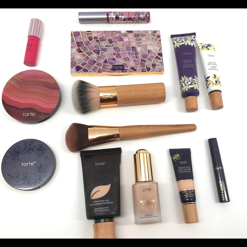 Tarte Complete Makeup Set with Brushes, Pouch