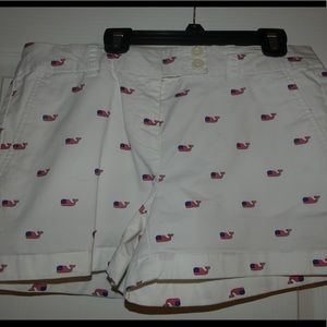 Vineyard Vines American Flag whale shorts
