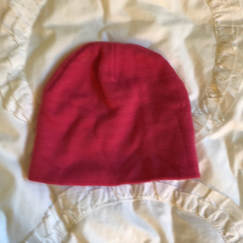 hot pink kids beanie