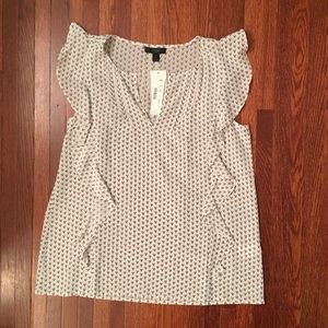 NWT J.Crew silk top