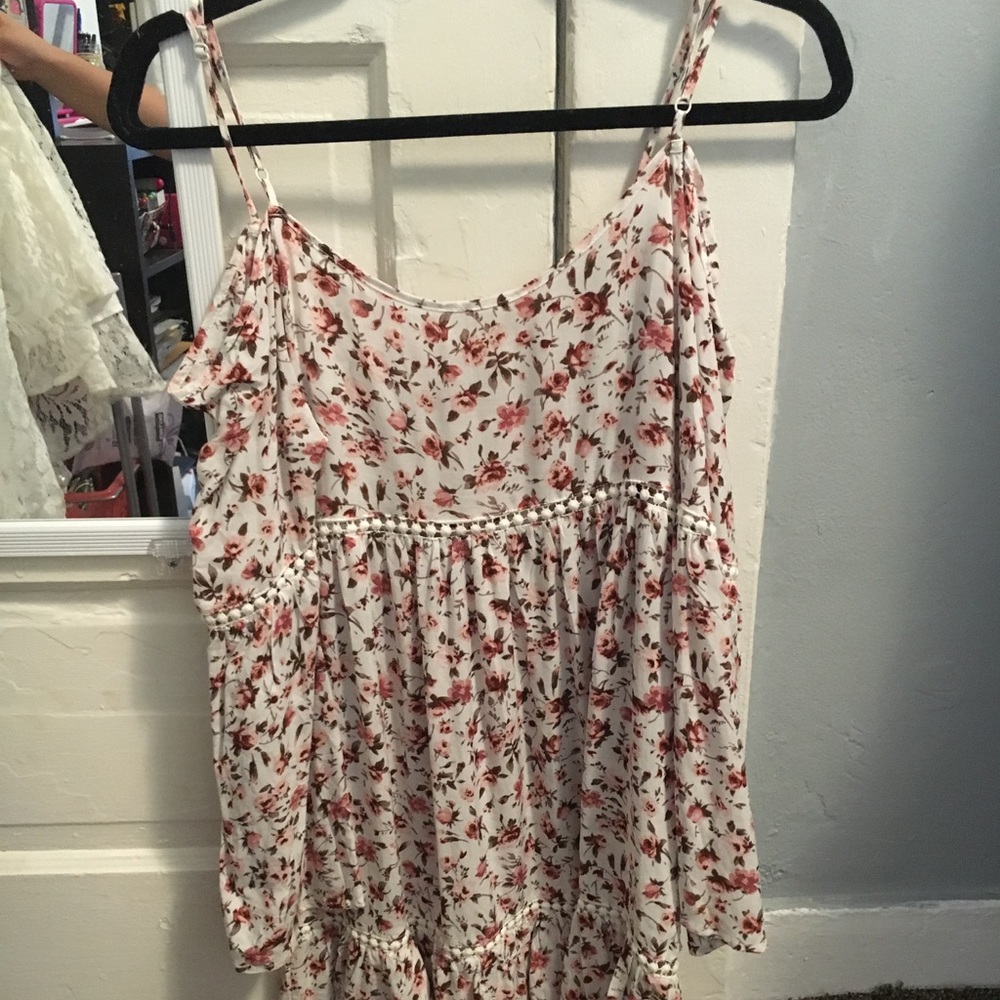 Flowy floral dress