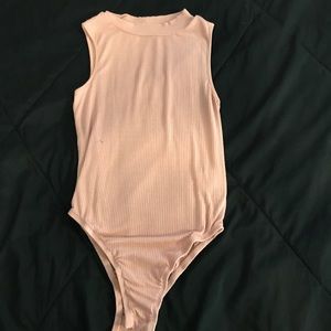 Pink bodysuit