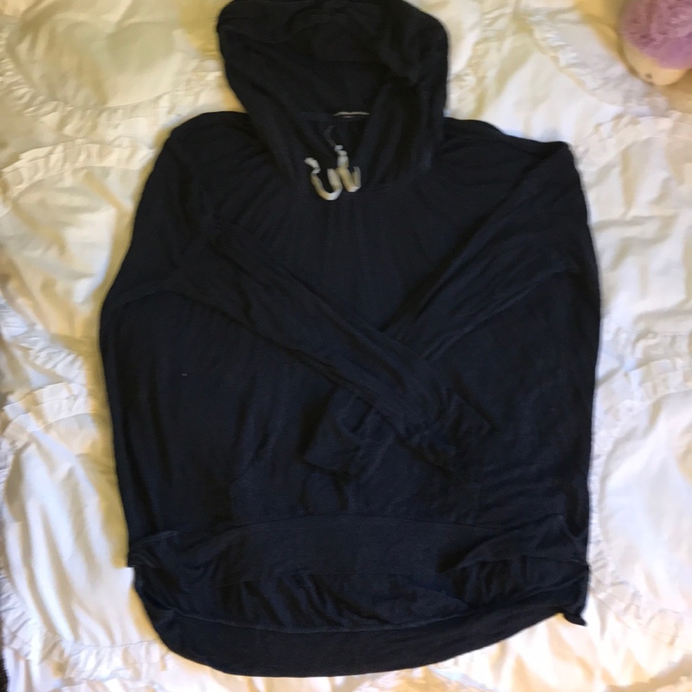 brandy melville navy blue hoodie