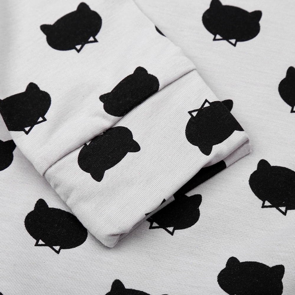 🖤 Kitty Cat Print Toddler Dress 🖤 - Picture 4 of 5