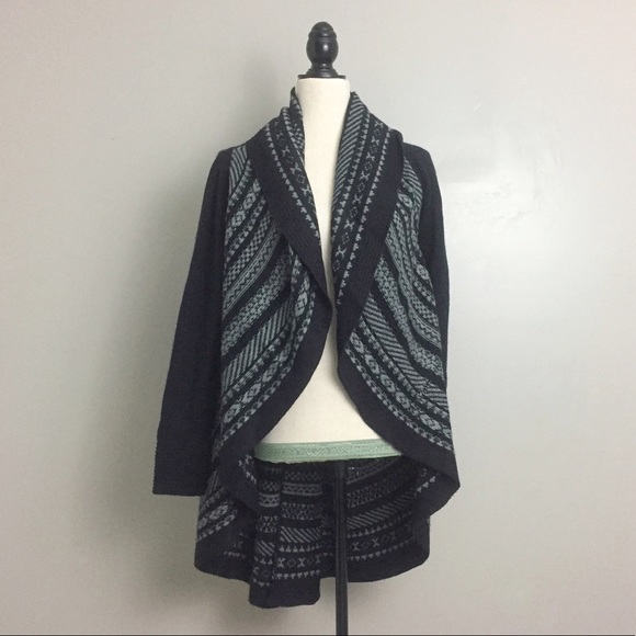 LOGO by Lauri Goldstein Sweaters - LOGO Lori Goldstein Cocoon Cowl Drape Cardigan