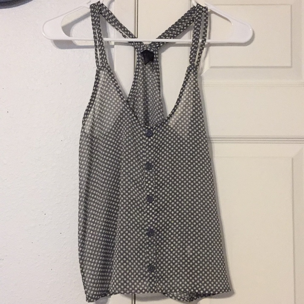 Polka dot cute top.
