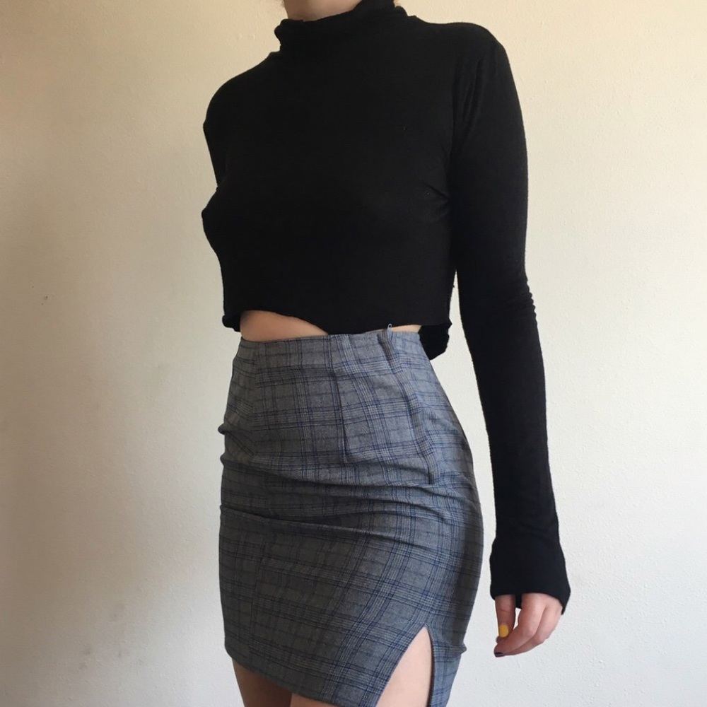 Vintage checkered skirt