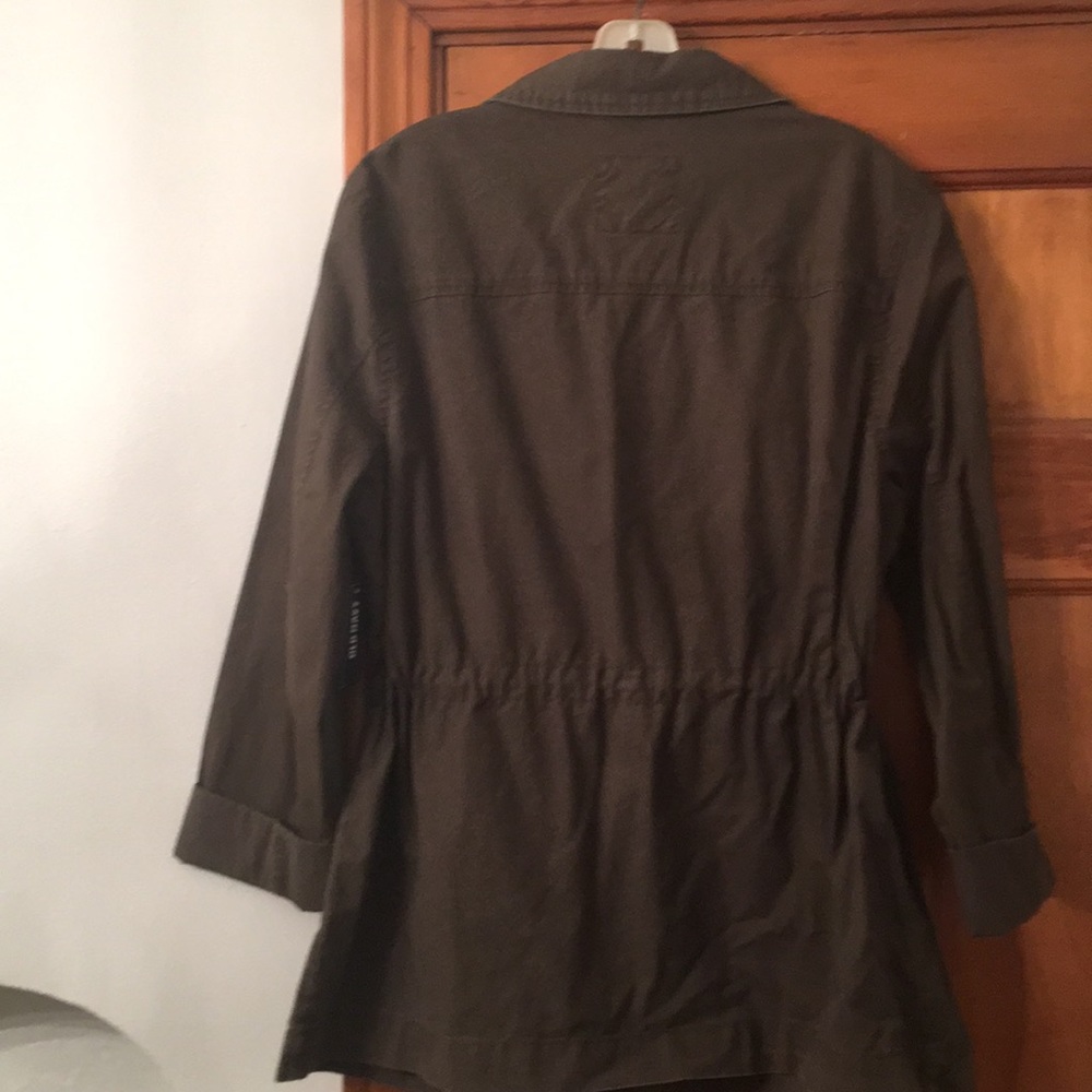 NWT OLD NAVY KAHKI JACKET w ZIPPERS size large - Picture 5 of 7