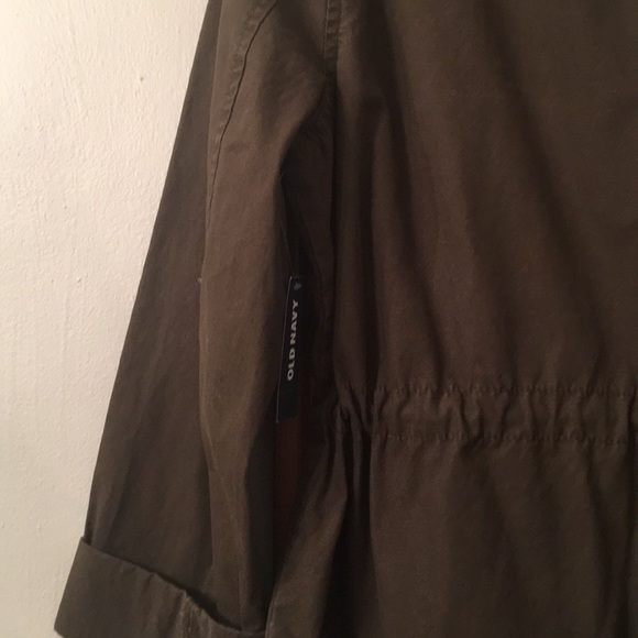 NWT OLD NAVY KAHKI JACKET w ZIPPERS size large - Picture 6 of 7