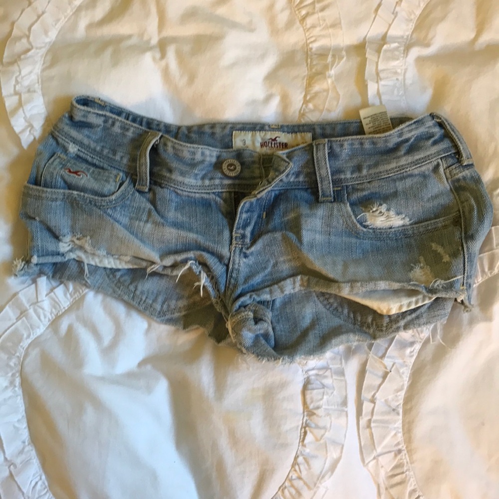 hollister denim shorts