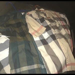 Boys Burberry shirts 12y bundle deal