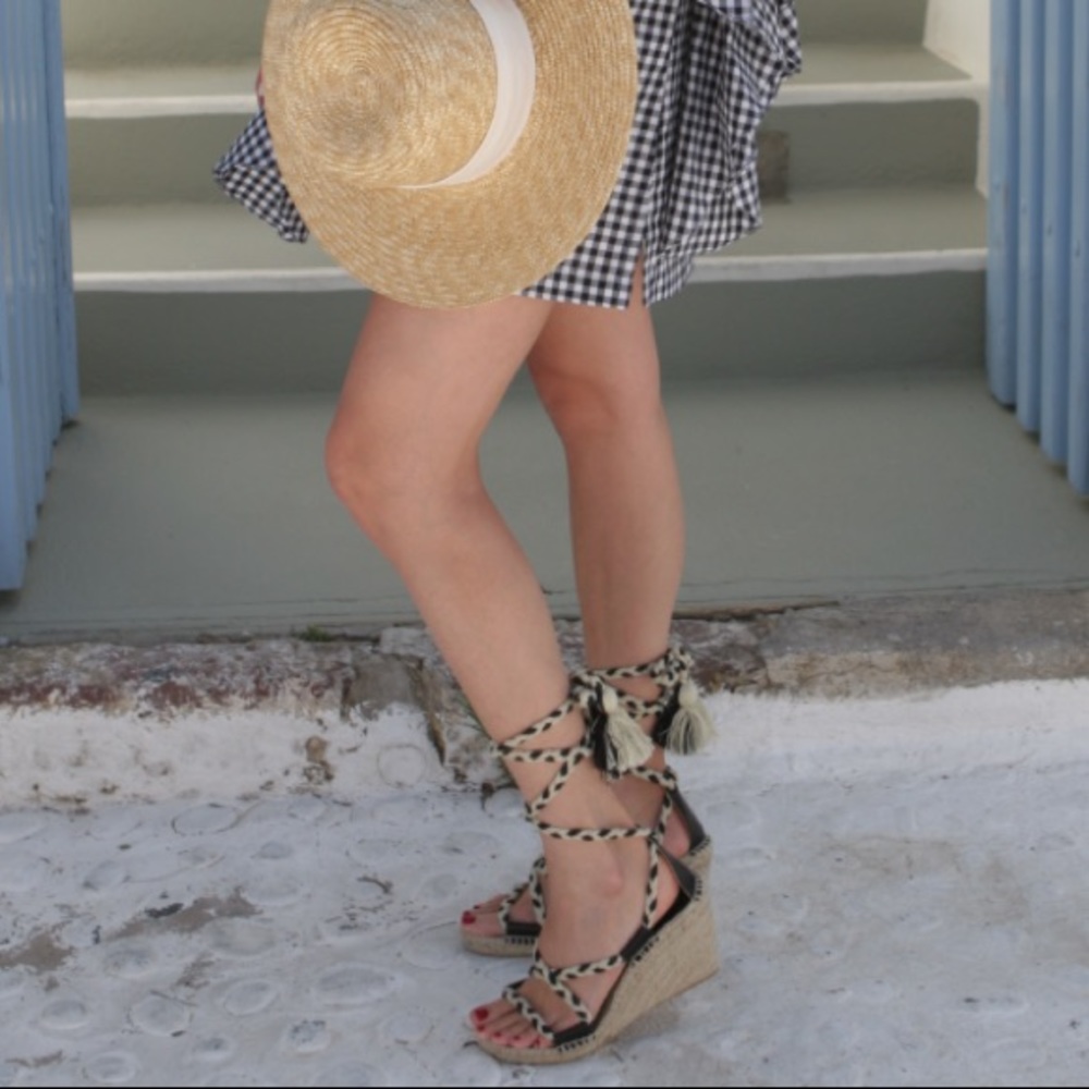 Soludos gladiator wedges