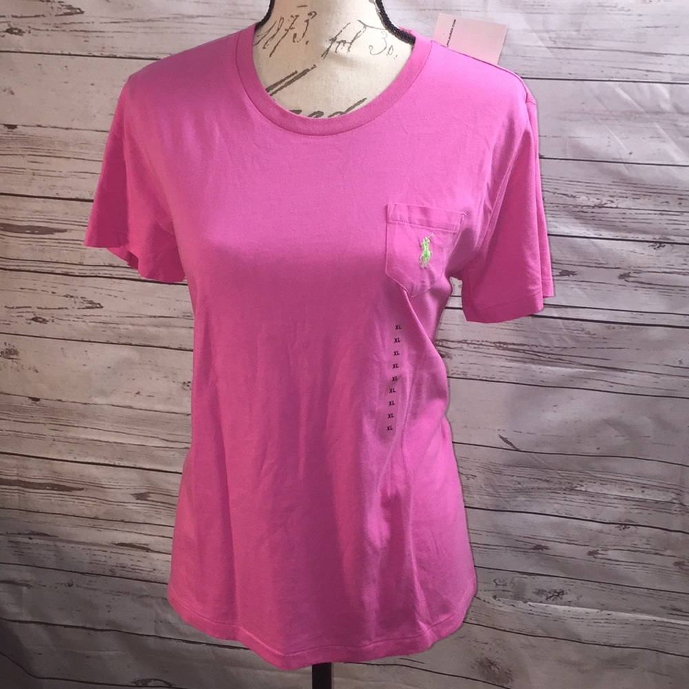 Pink Ralph Lauren Sport tee shirt XL