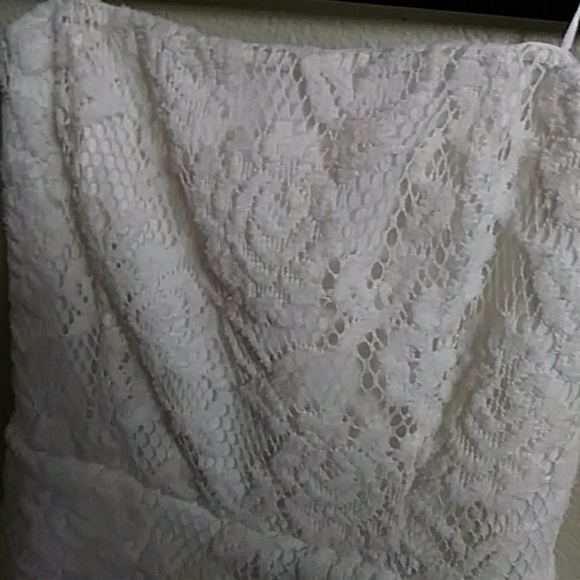 White Lace Romper - Picture 2 of 5